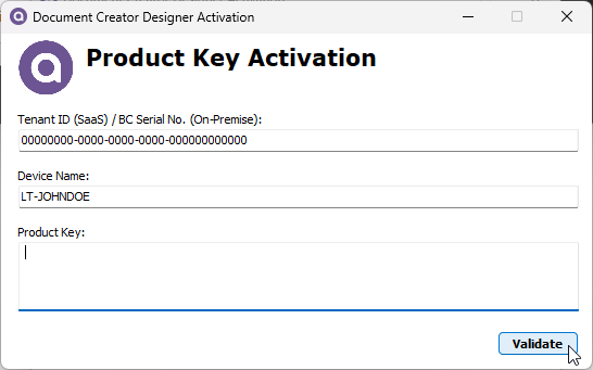designer-product-key-activation